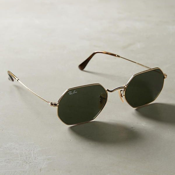 Lentes De Sol Octagonales 🎁Caja+Estuche+Paño 🎁